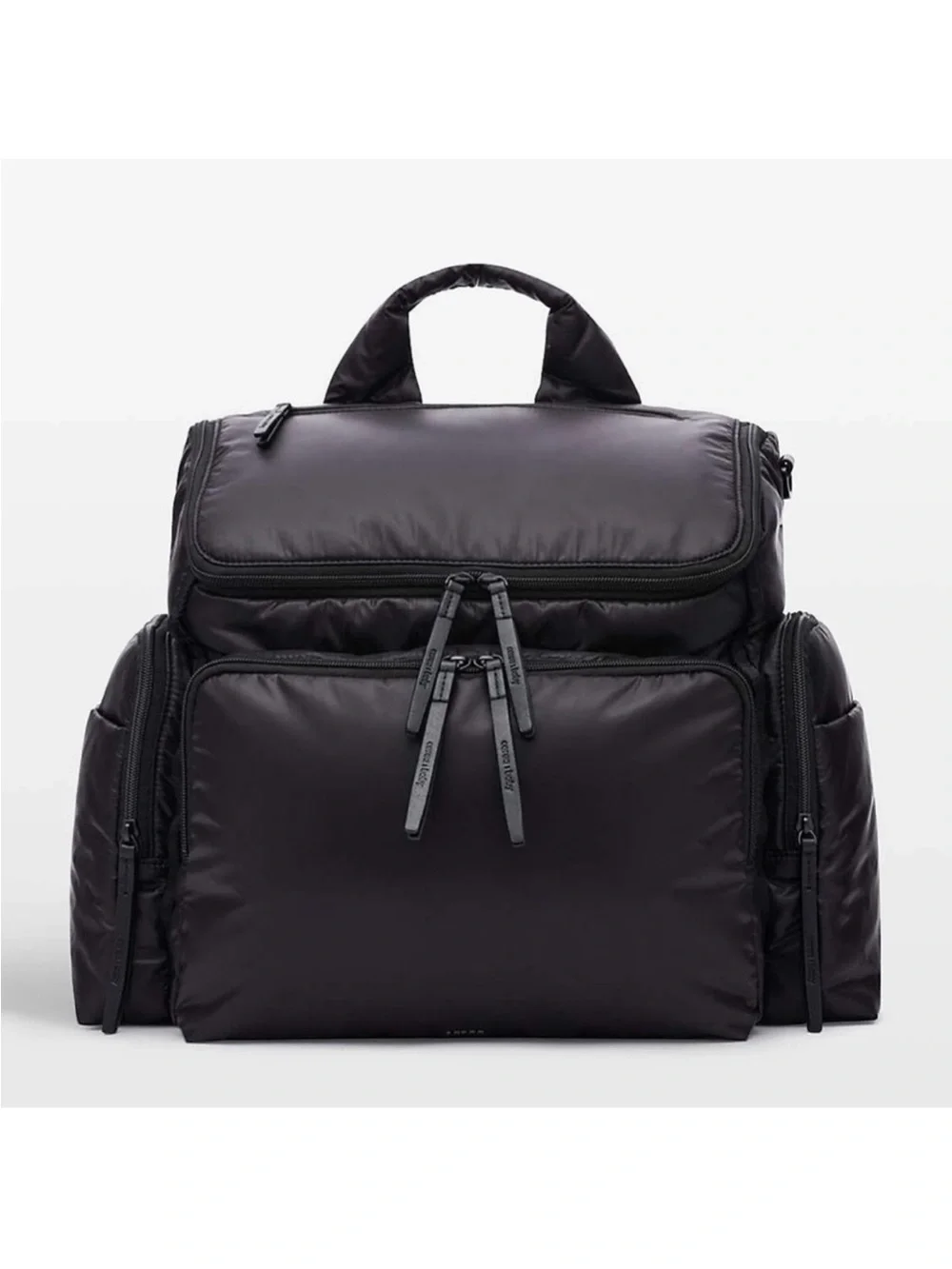 Caara Sport Large Luxury Baby Bag in Black Nylon